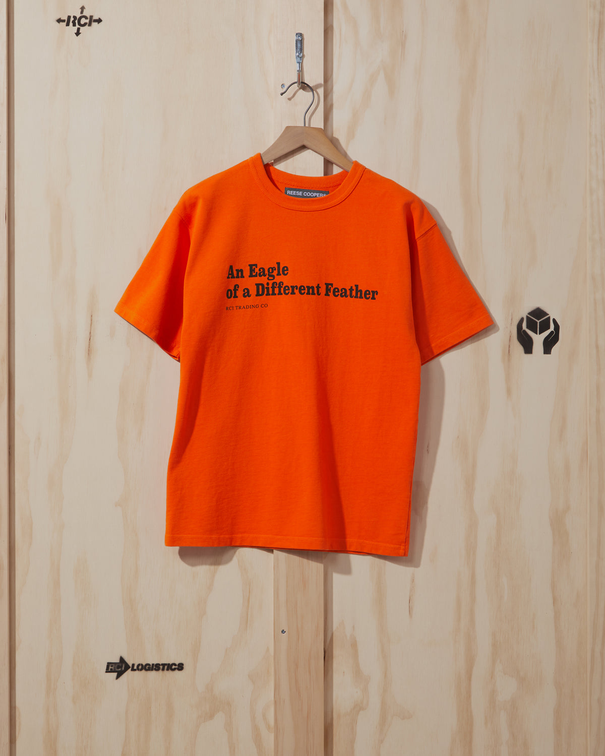 SS21 Eagle of a Different Feather T-Shirt in Orange