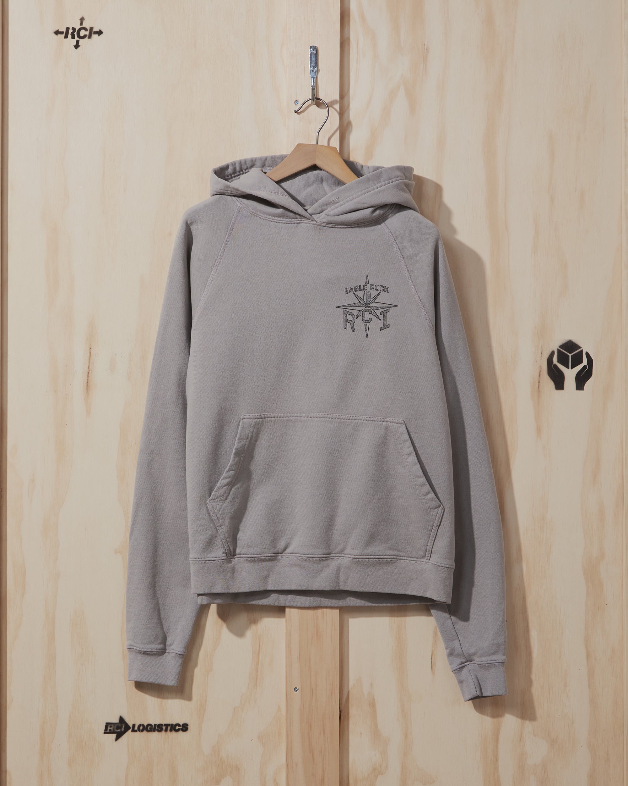 SS22 Compass Hooded Sweatshirt in Grey