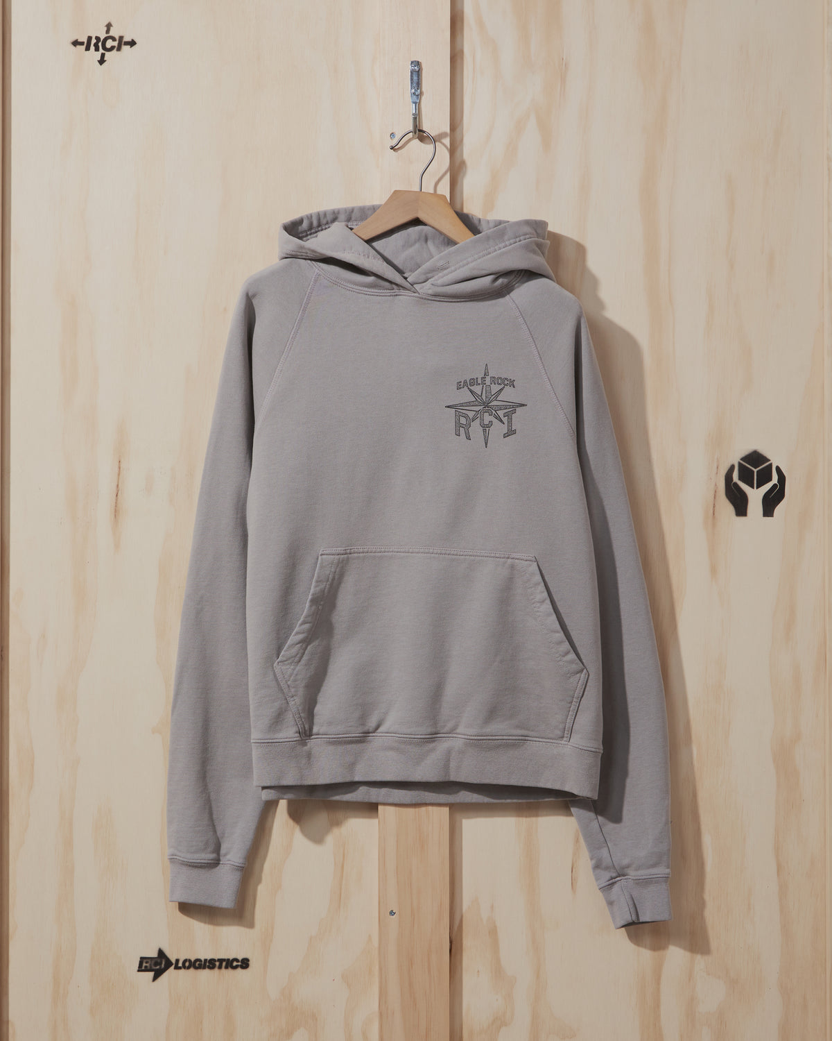 SS22 Compass Hooded Sweatshirt in Grey