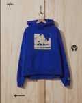 SS22 Keep Going Hooded Sweatshirt in Blue