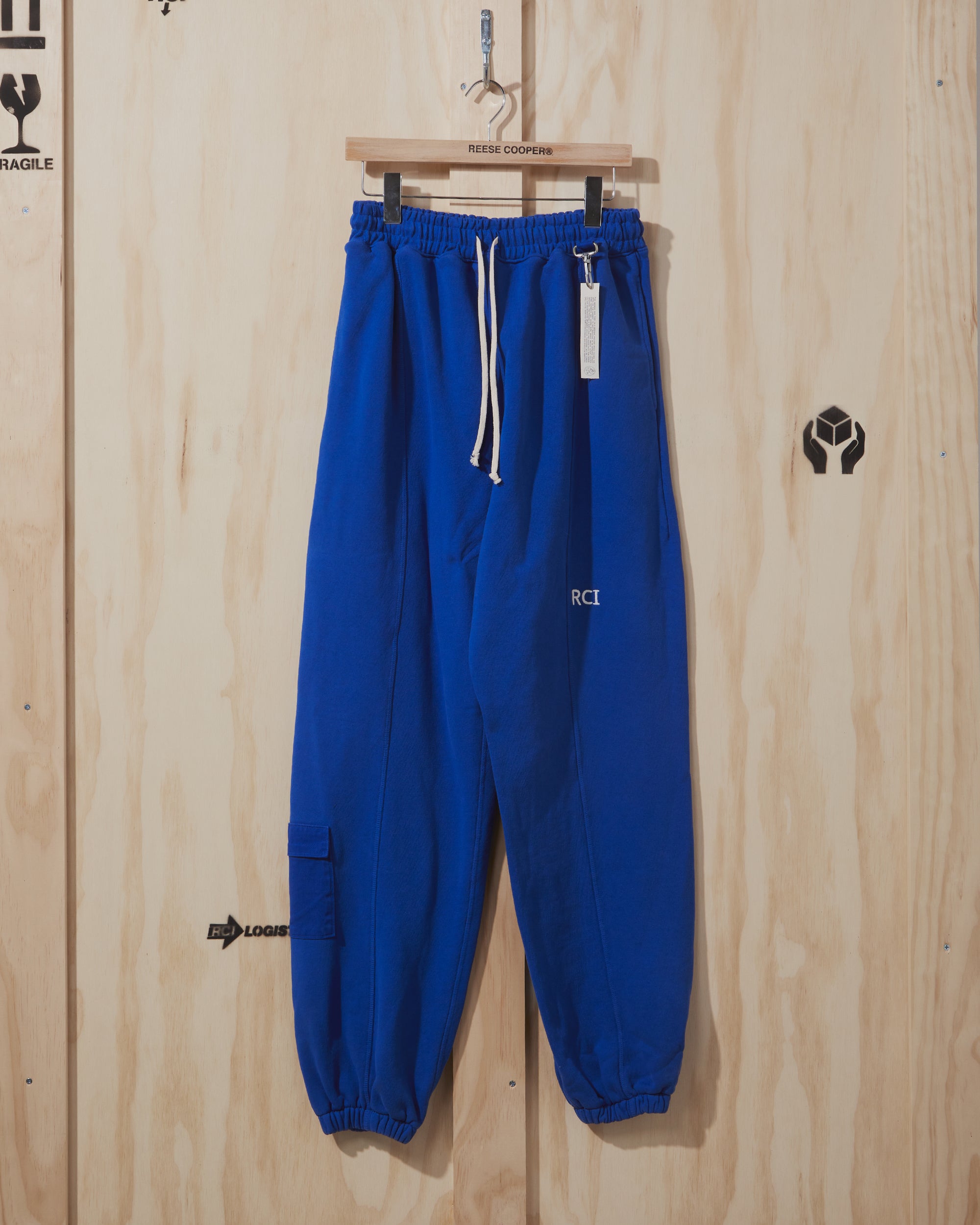 AW21 RCI Embroidered Sweatpant in Blue