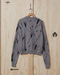 SS22 Oat Grass Knit Sweater in Black & Grey