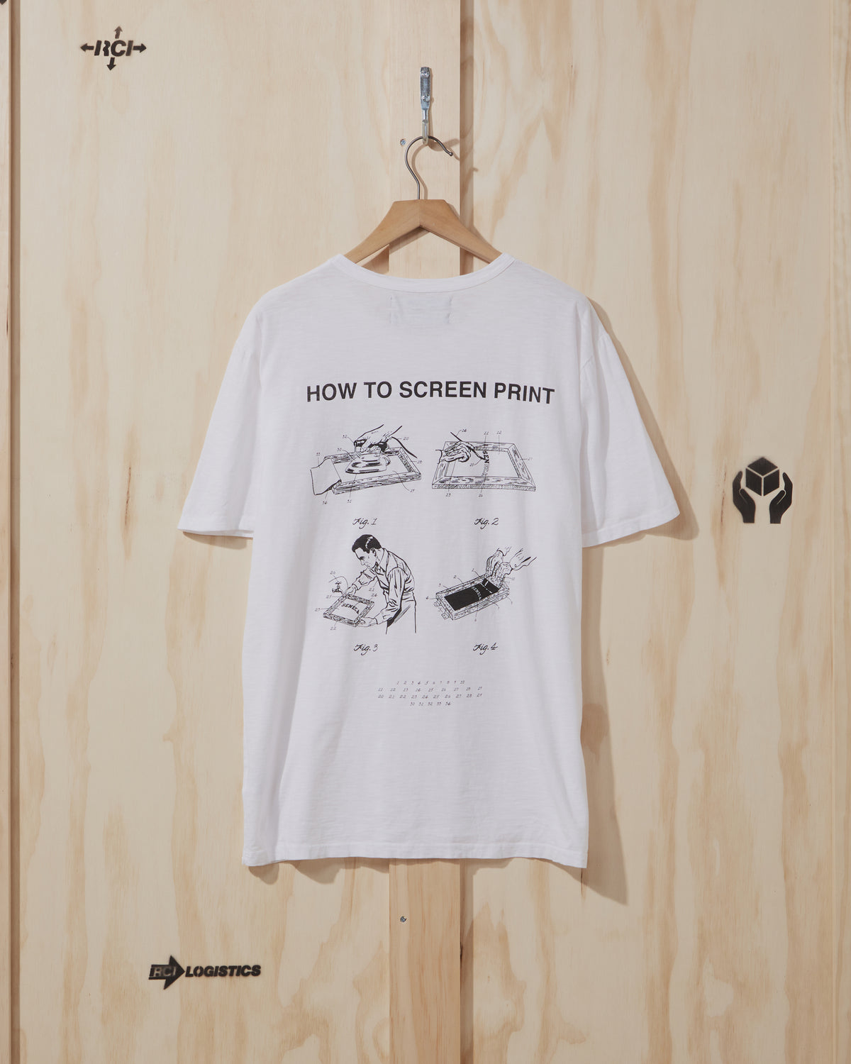 SAC How To Screen Print T-Shirt in White