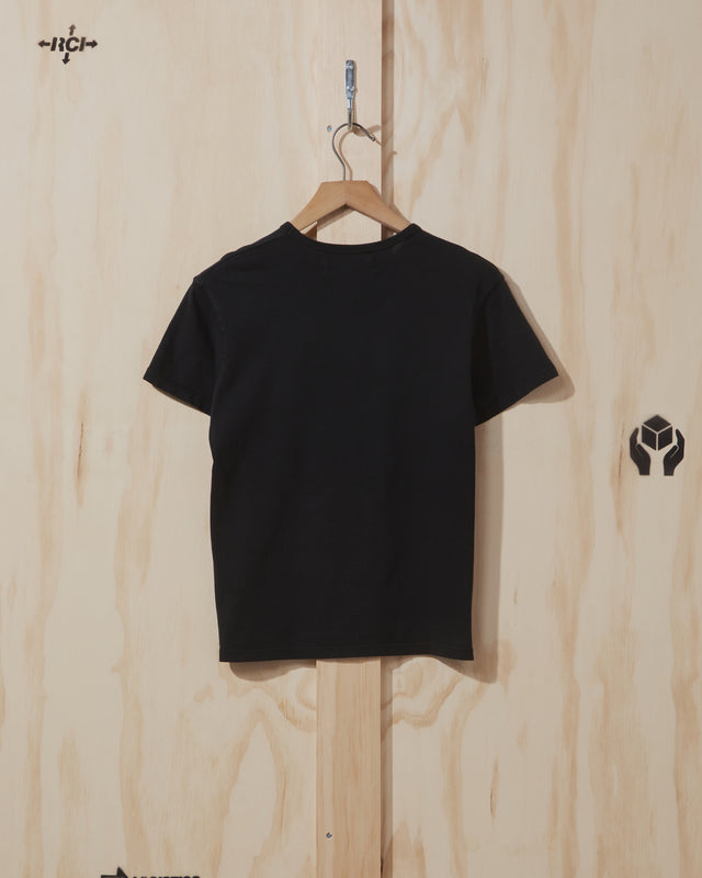 SS20 Womens Water's Edge Patch T-Shirt in Black