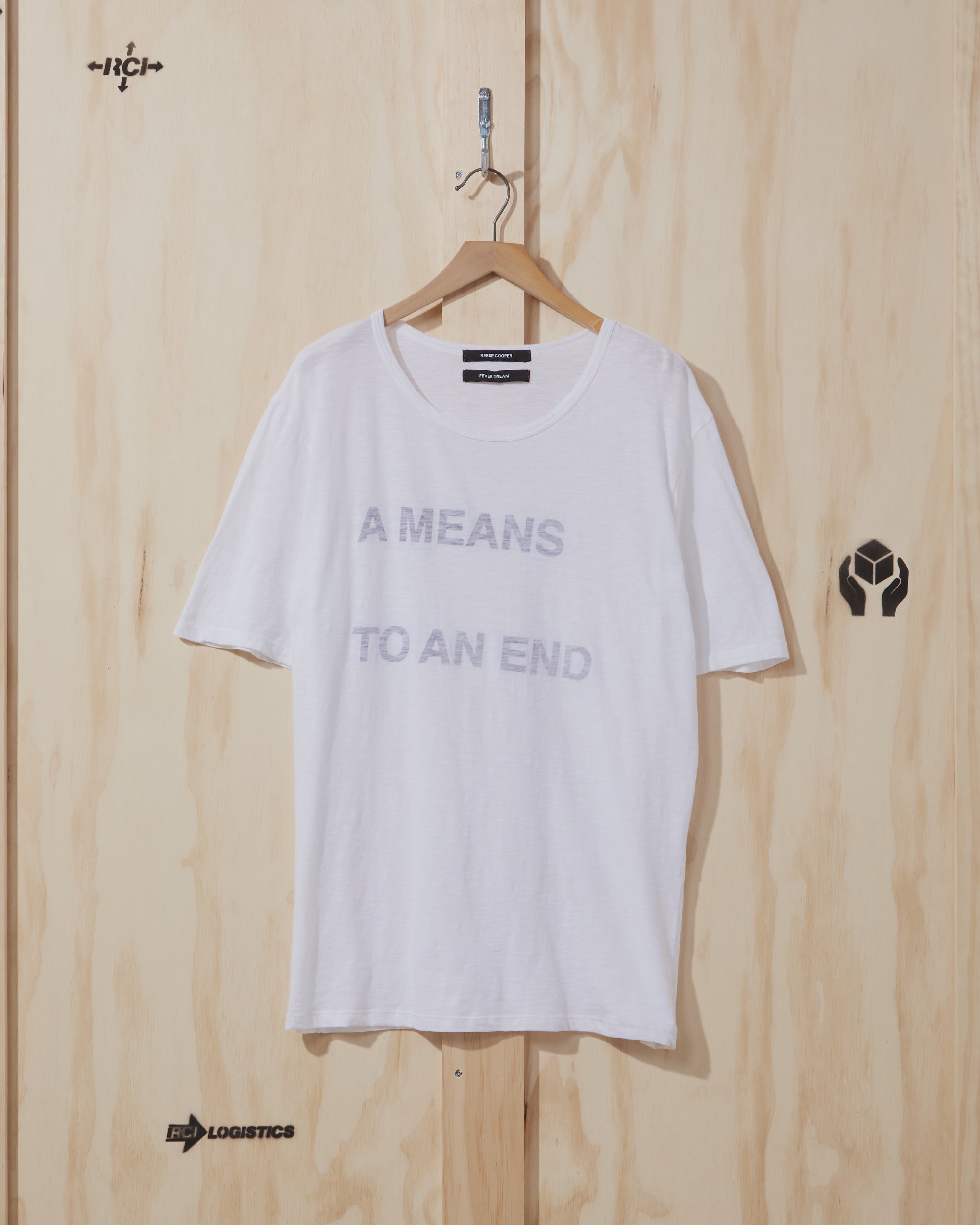 SS19 A Means To An End T-Shirt in White