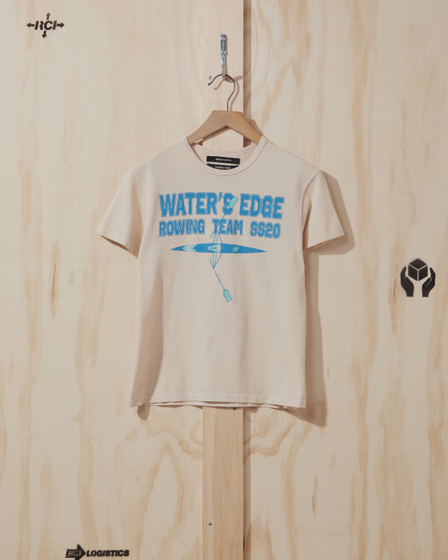 SS20 Womens Water's Edge Rowing T-Shirt in Natural