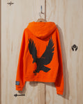 SS21 Eagle Of A Different Feather Hooded Sweatshirt in Orange