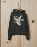 SS21 Duck Print Hooded Sweatshirt in Olive