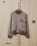 SS20 US Mail Linen Bomber Jacket in Dust