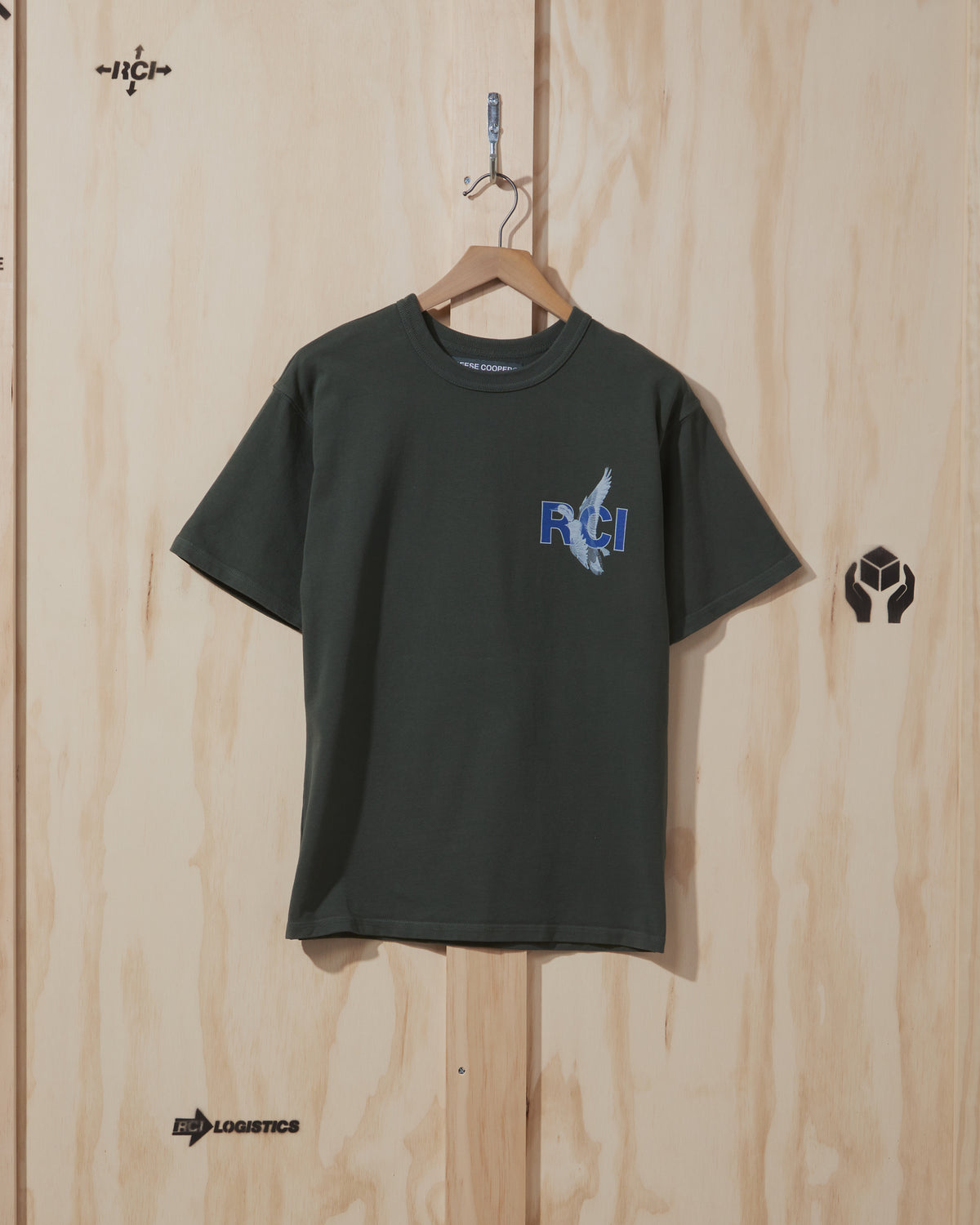 SS21 RCI Duck Print T-Shirt in Green