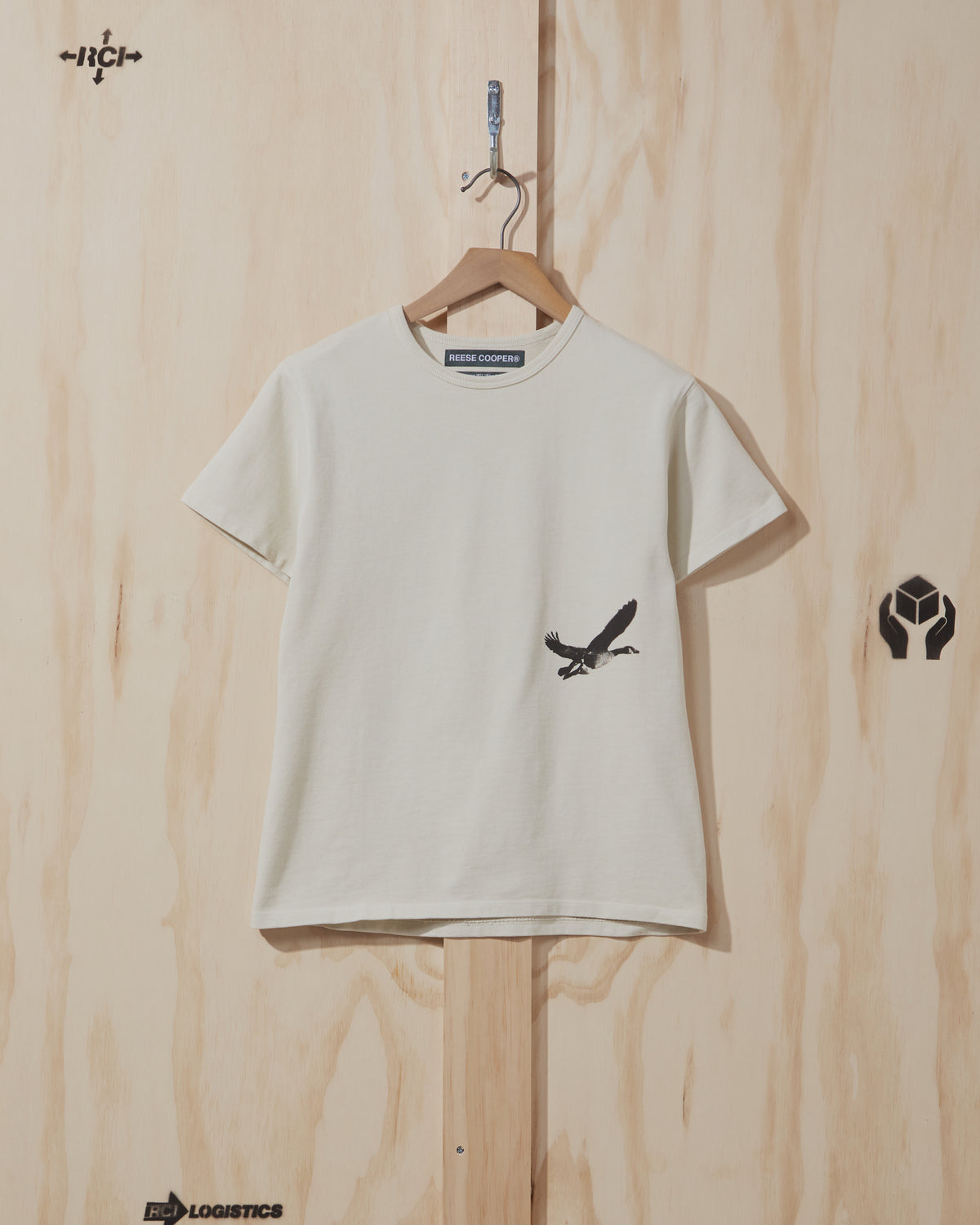 SS21 Womens Bird T-Shirt in Vintage White