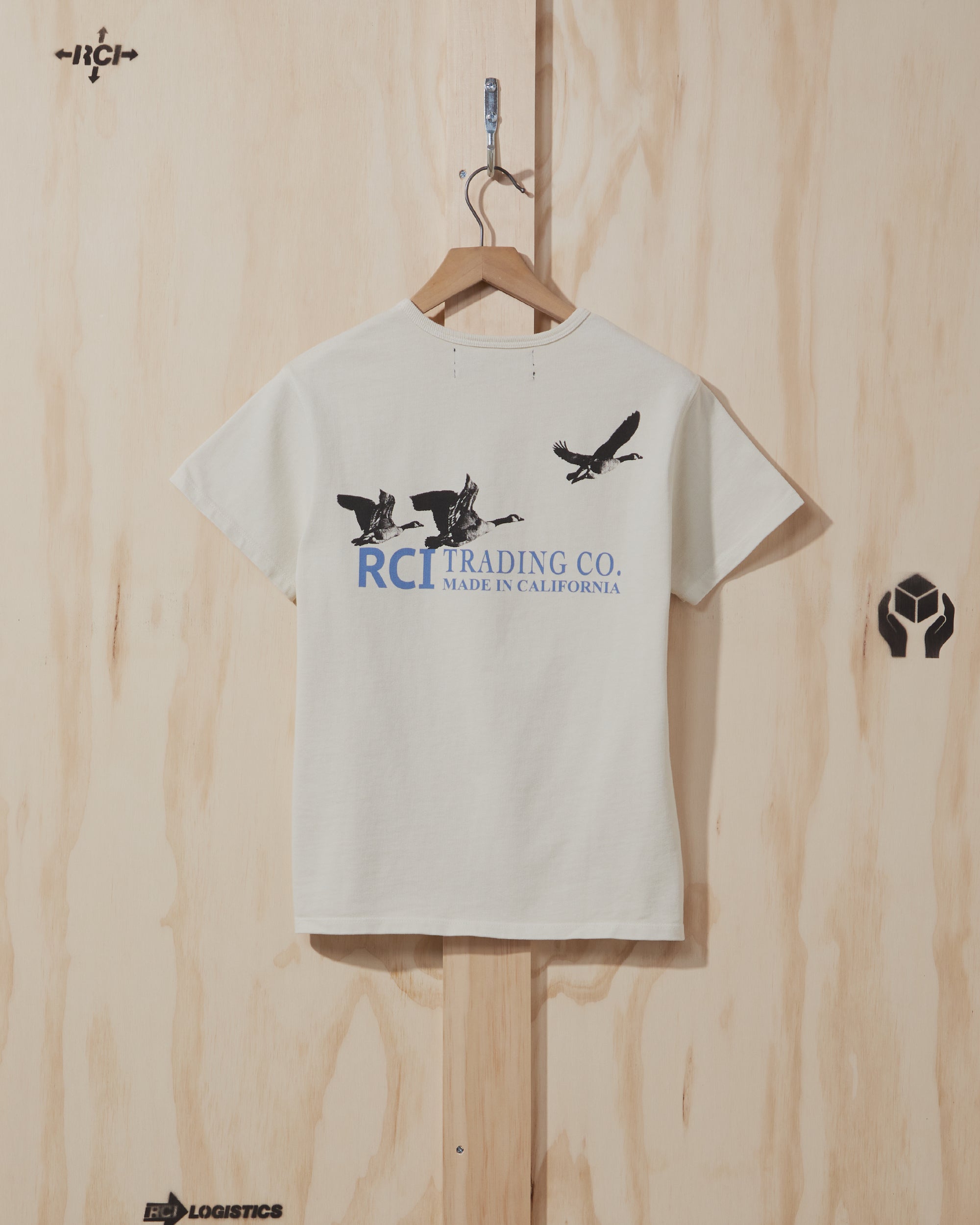 SS21 Womens Bird T-Shirt in Vintage White