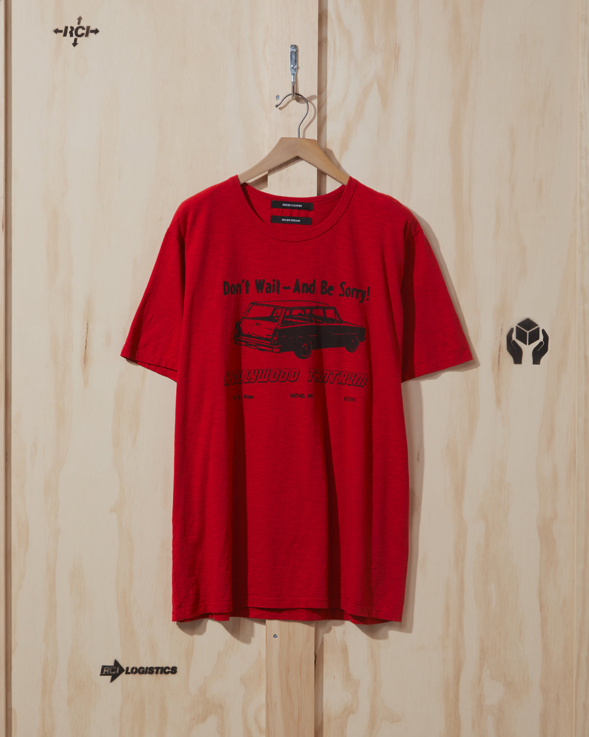 SS19 Hollywood Tantrum T-Shirt in Red