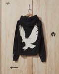 SS21 Eagle Of A Different Feather Hooded Sweatshirt in Black