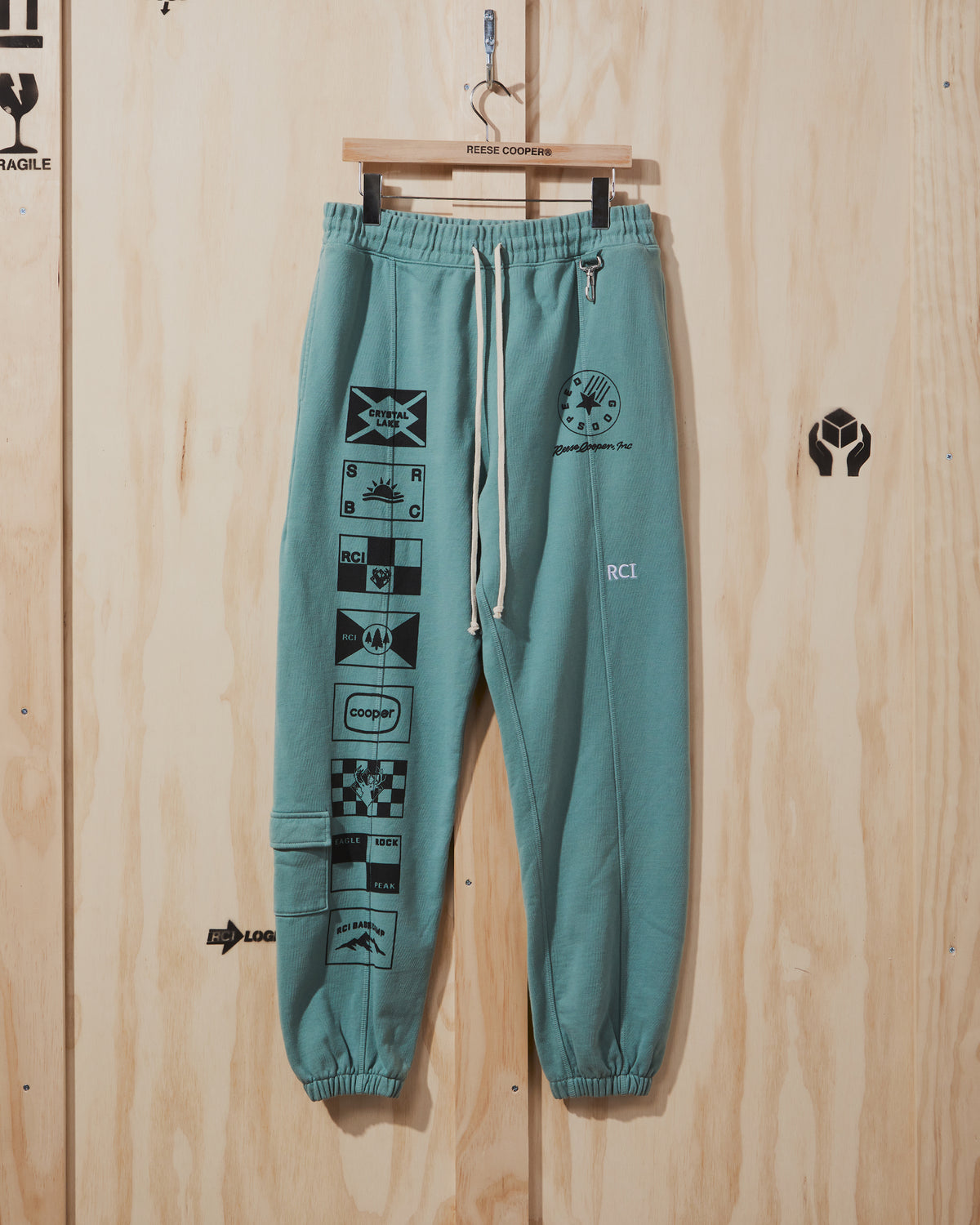 SS22 Flags Sweatpant in Green