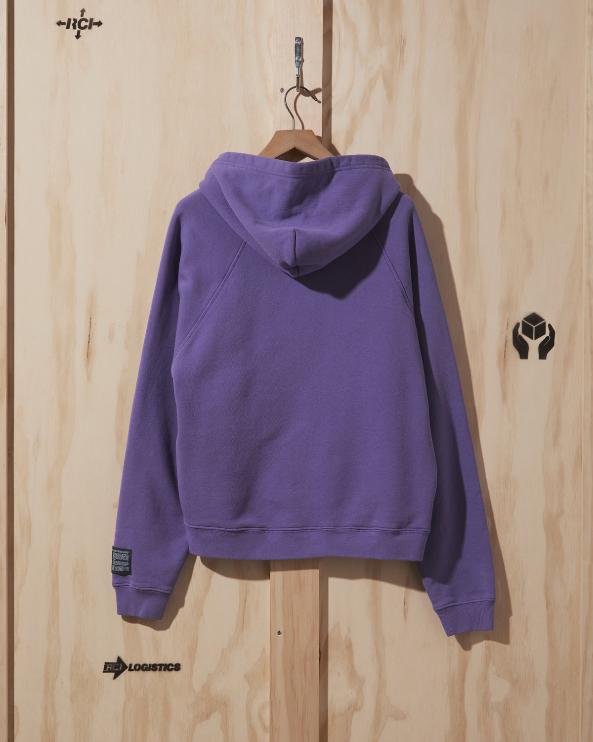 AW21 RCI Embroidered Hooded Sweatshirt in Lavender