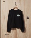 SS22 Eagle Crewneck Sweatshirt in Black