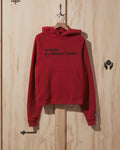 SS21 Eagle Of A Different Feather Hooded Sweatshirt in Red