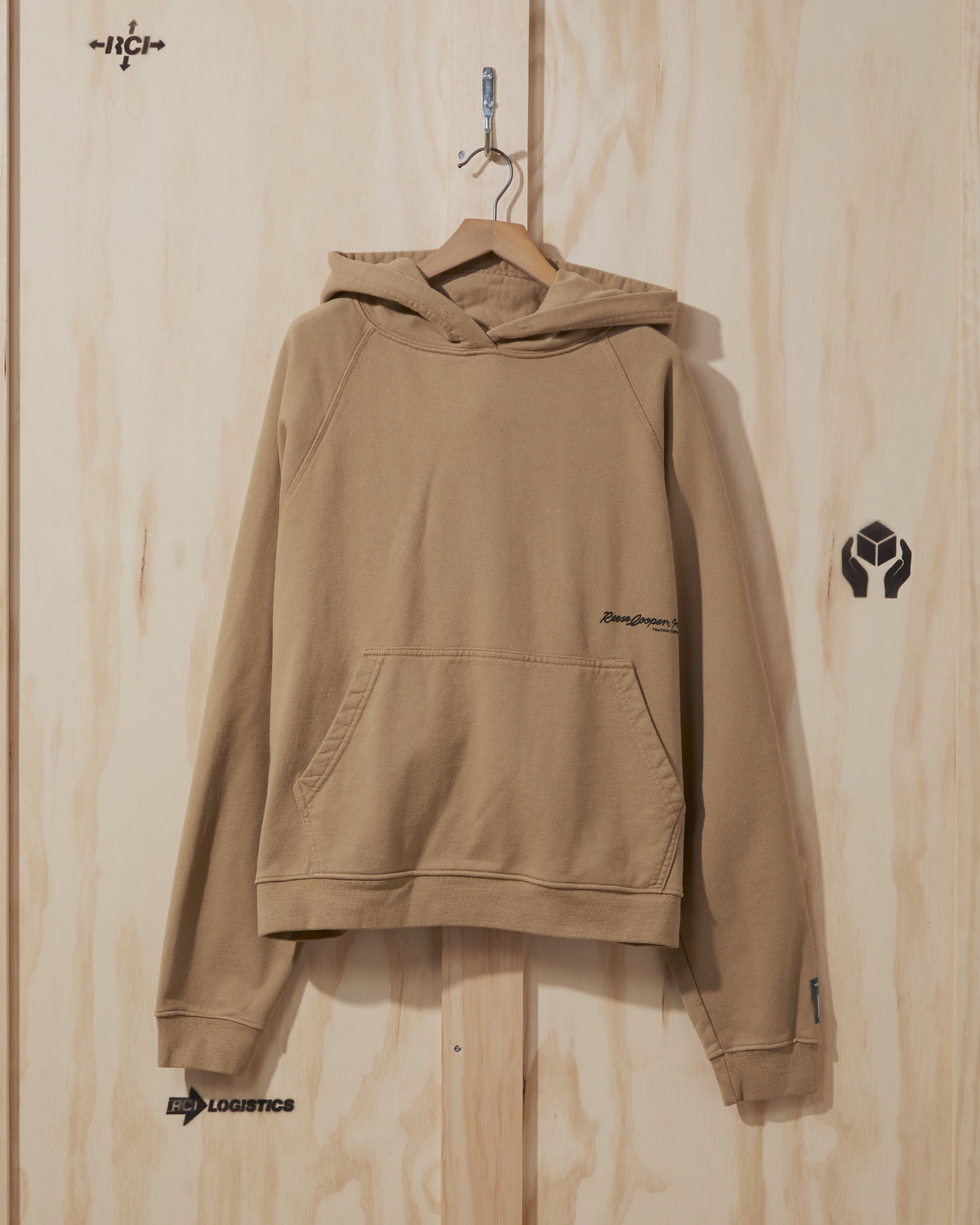 SS22 Outdoor Supply Hooded Sweatshirt in Khaki