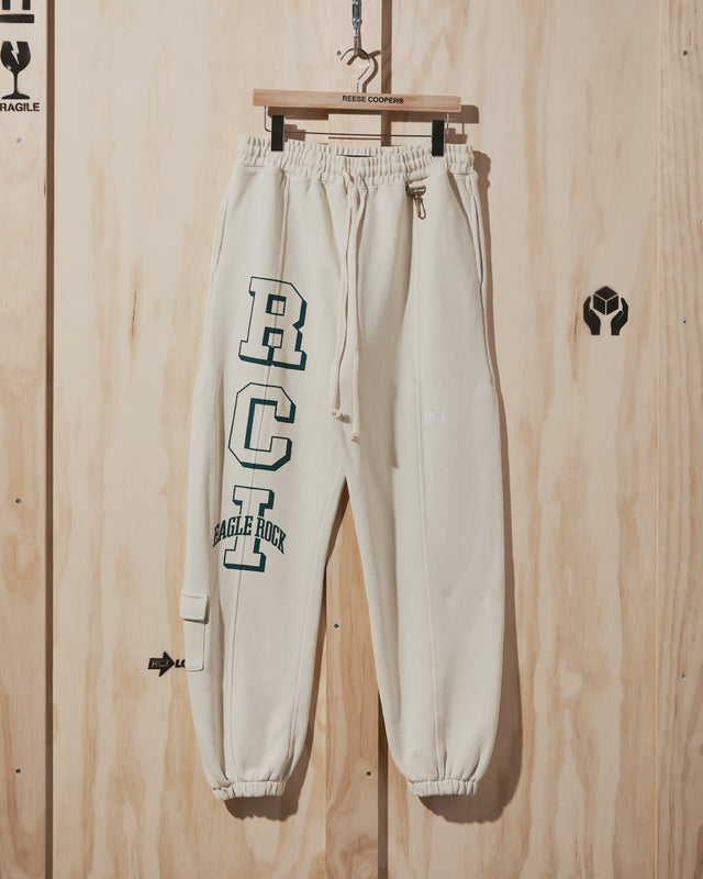 AW22 RCI Print Sweatpant in Vintage White