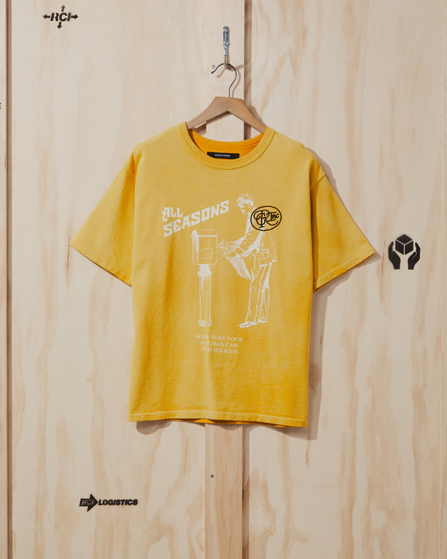 SS20 Mailman T-Shirt in Yellow