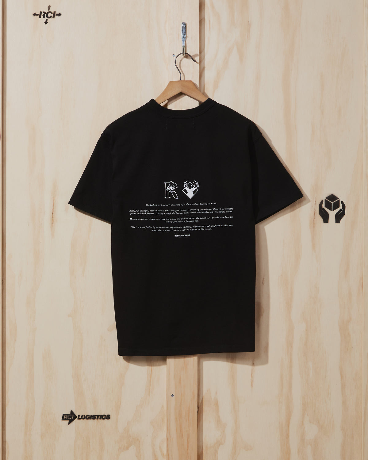 AW22 Tree Script T-Shirt in Black