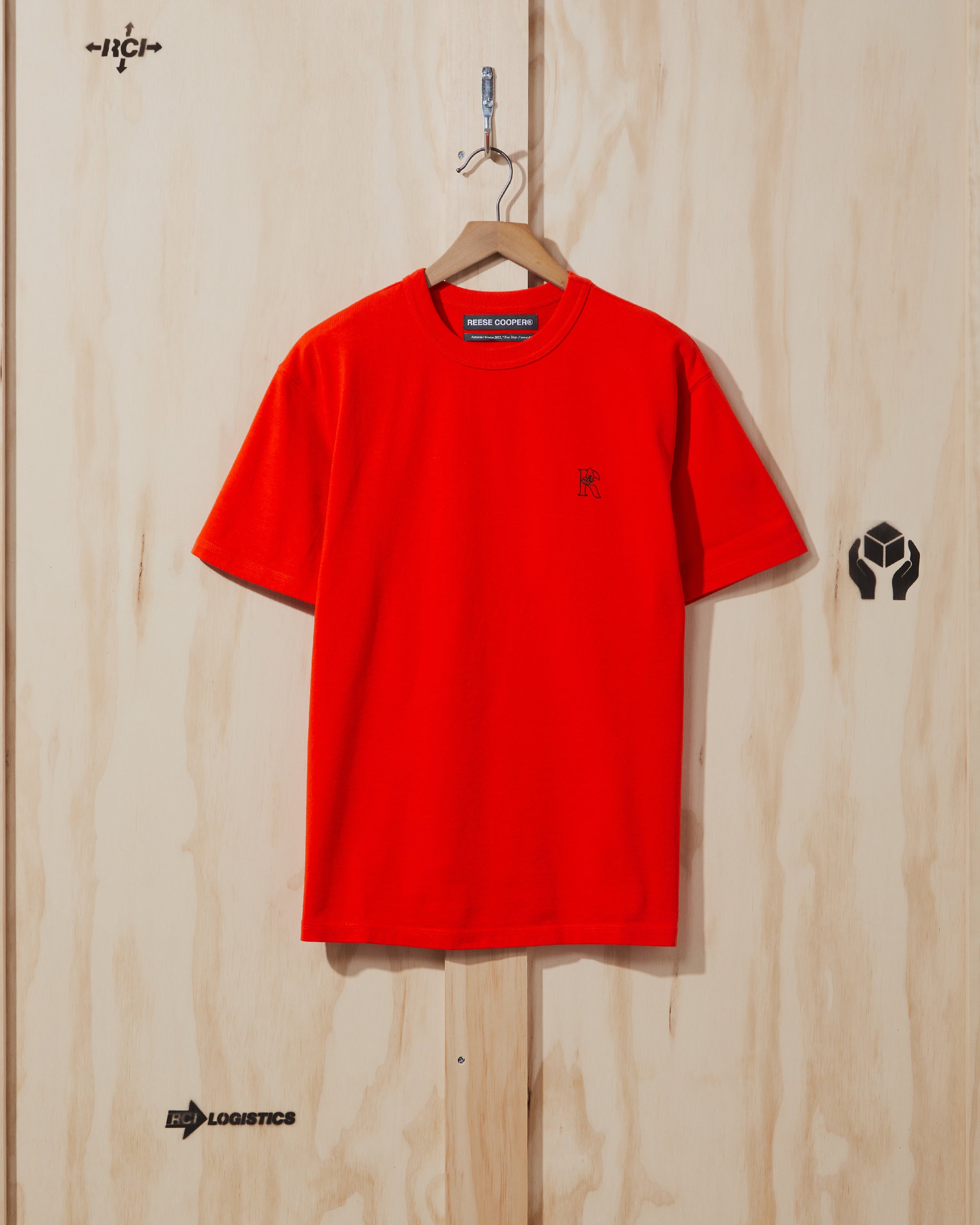 AW22 Mini R Logo T-Shirt in Orange