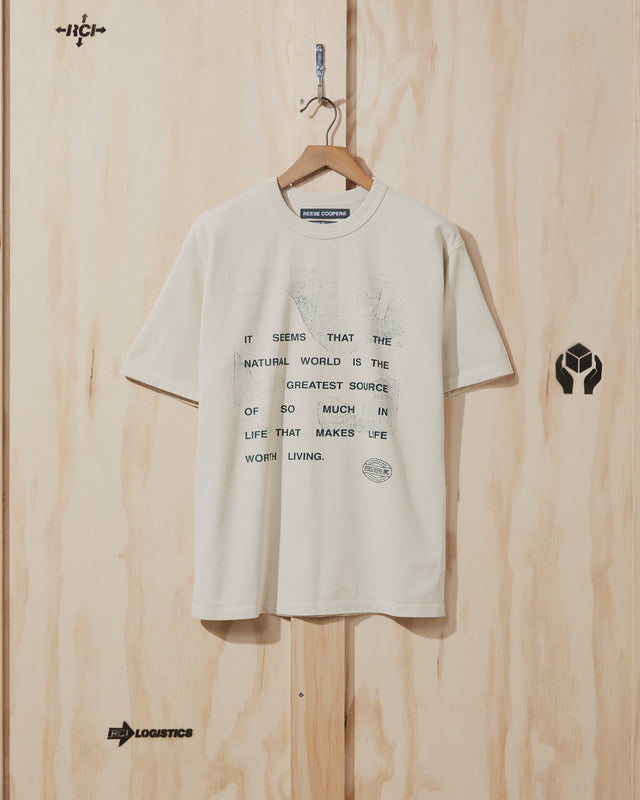 AW22 Natural World T-Shirt in Vintage White