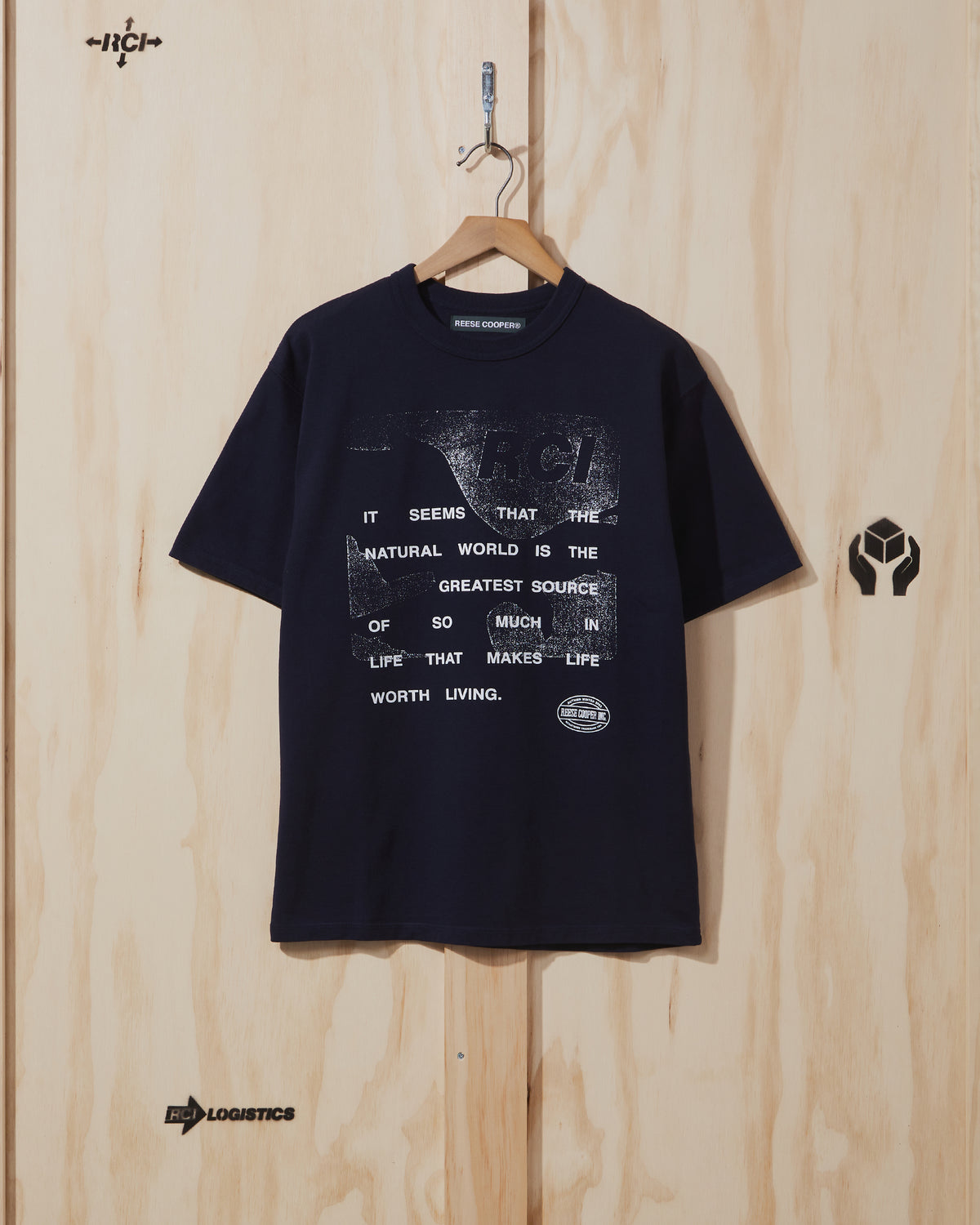 AW22 Natural World T-Shirt in Navy