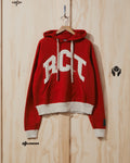 AW22 Knit RCI Hooded Sweater in Orange