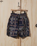 AW22 Ripstop Shorts in Navy Plaid