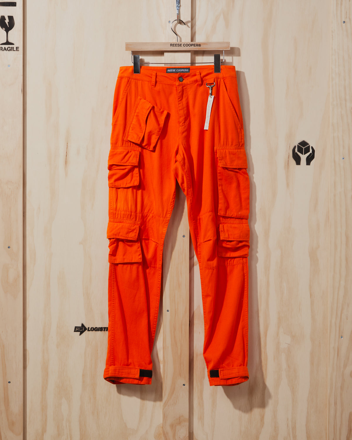 SS21 Lightweight Cotton Cargo Pant in Orange