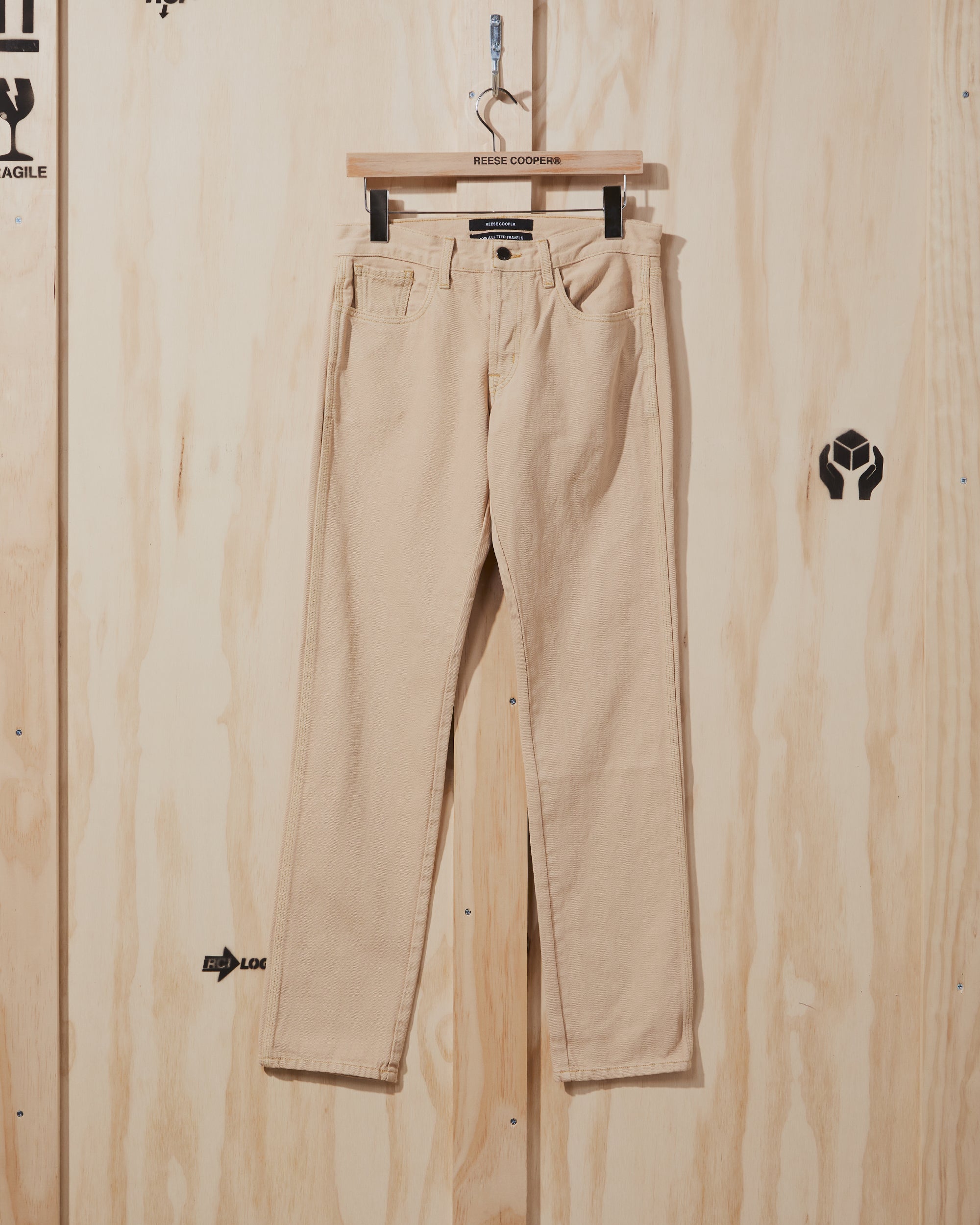 SS20 Packing Slip Denim Jean in Khaki