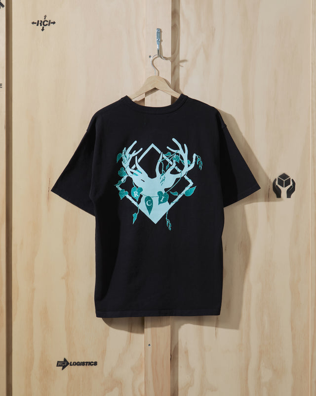 SS23 Deer Diamond T-Shirt in Black