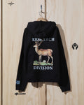 SS23 Deer Painting Hooded Sweatshirt in Black