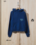 SS23 Mountain Logo Hooded Sweatshirt in Royal Blue