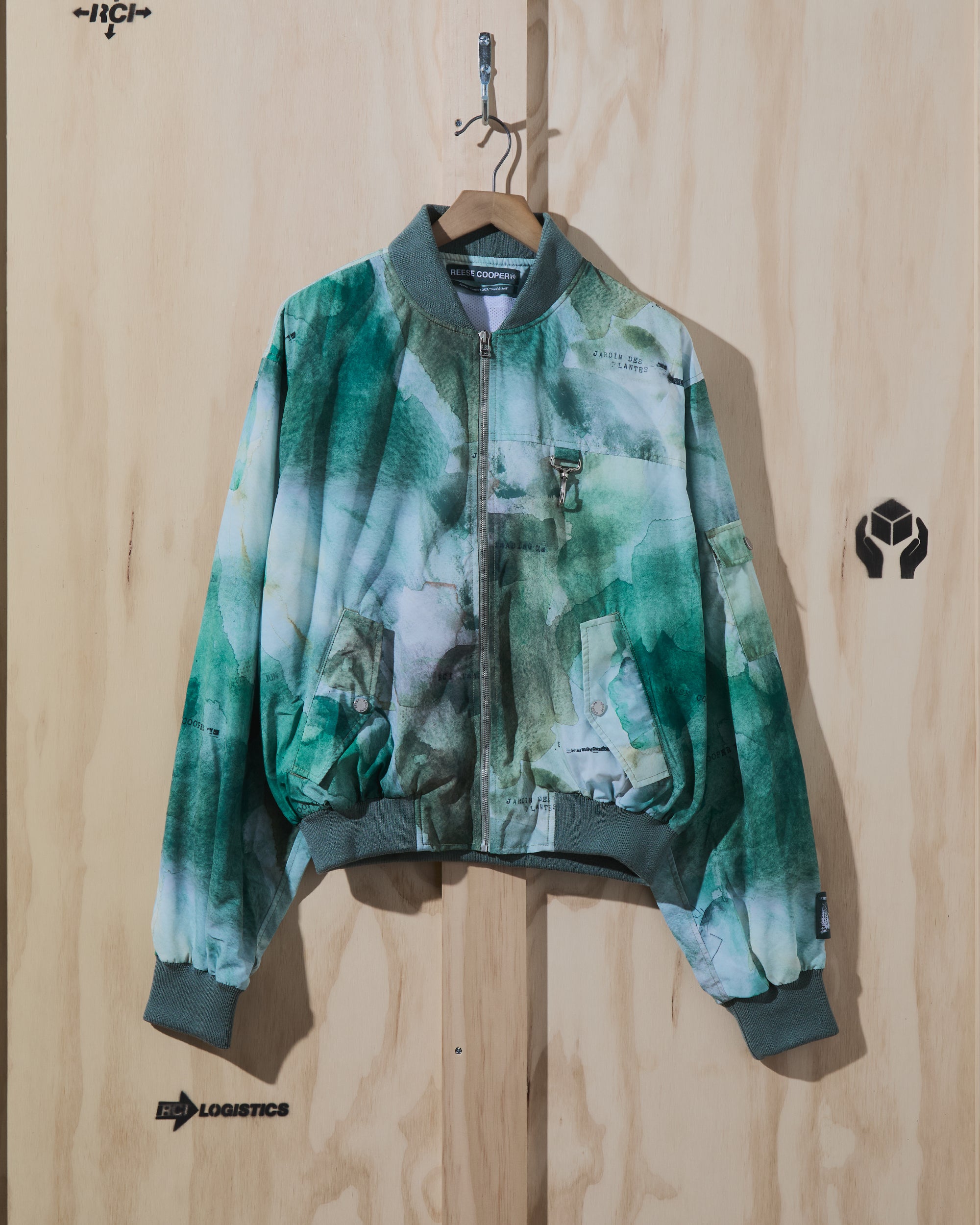 SS23 Research Division Bomber Jacket in Watercolour Camo