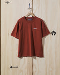 AW23 Field Research Division T-Shirt in Burnt Orange