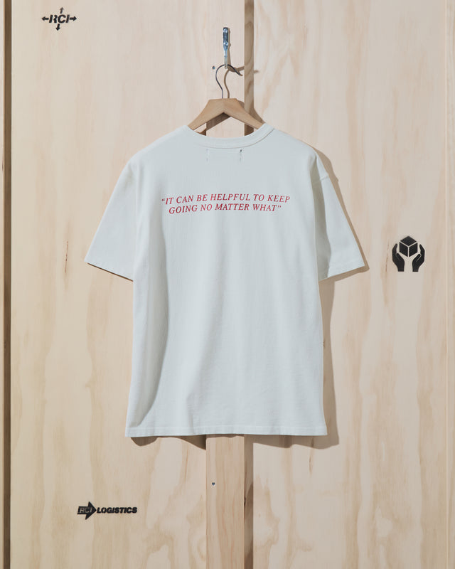 AW23 Keep Going T-Shirt in Vintage White