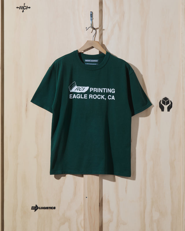 AW23 RCI Printing T-Shirt in Forest