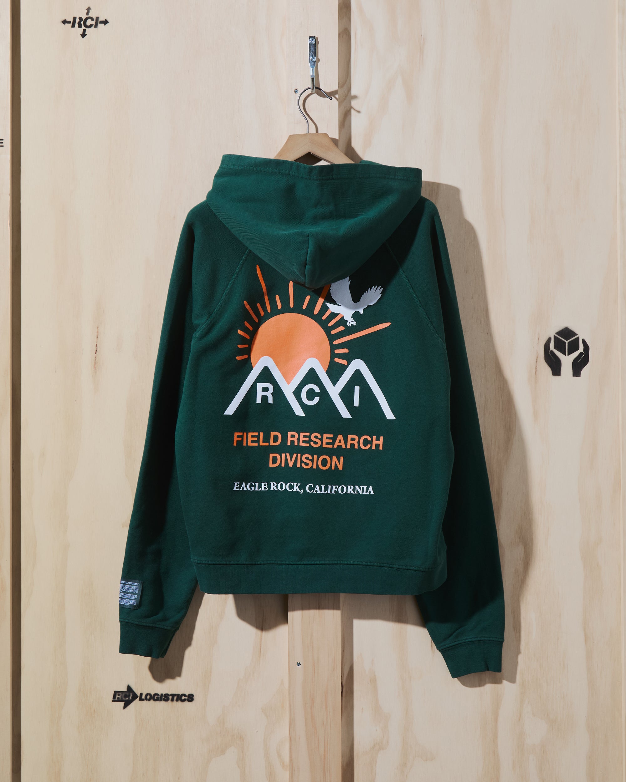 AW23 Sunrise Hooded Sweatshirt in Forest