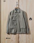 AW23 Nylon Cargo Pullover Shirt in Stone