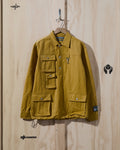 AW23 Nylon Cargo Pullover Shirt in Yellow