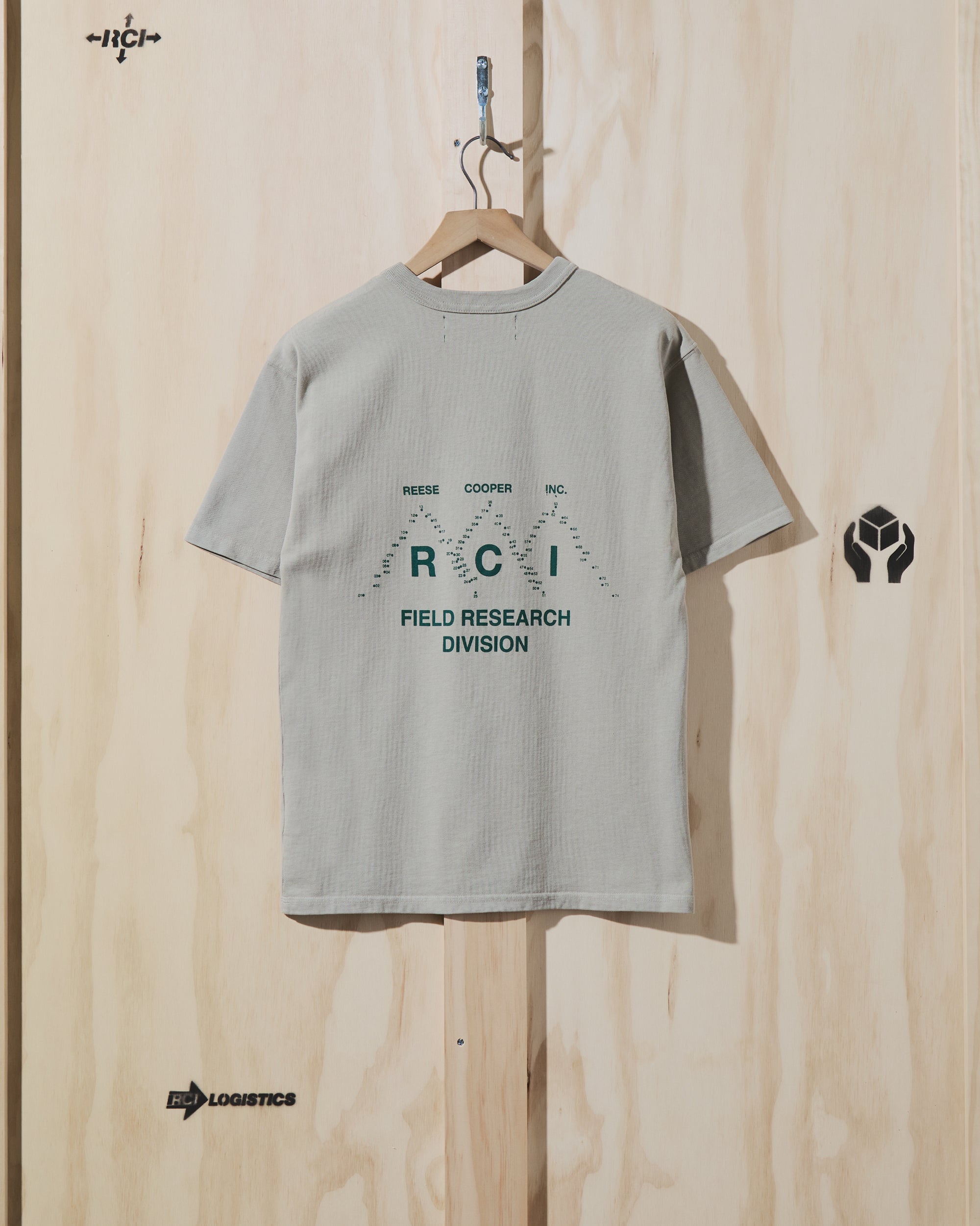 AW23 Field Research Division T-Shirt in Grey