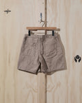 AW22 Cotton Herringbone Cargo Short in Khaki Etching Camo