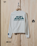 AW22 Mountain Logo Crewneck Sweatshirt in Vintage White