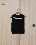 SS22 Womens Knit Sweater Vest in Black