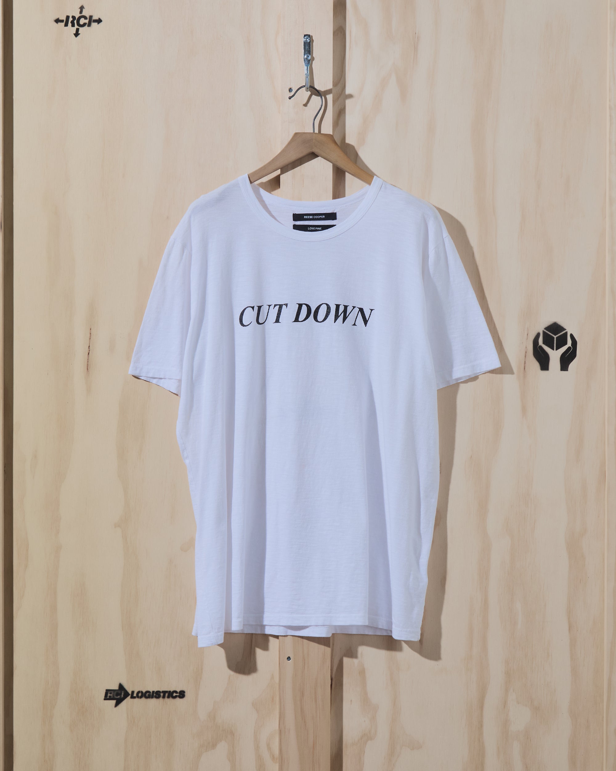 AW18 Cut Down T-Shirt in White