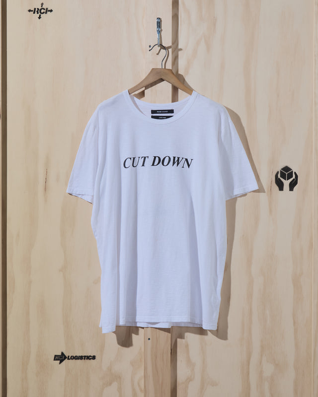 AW18 Cut Down T-Shirt in White