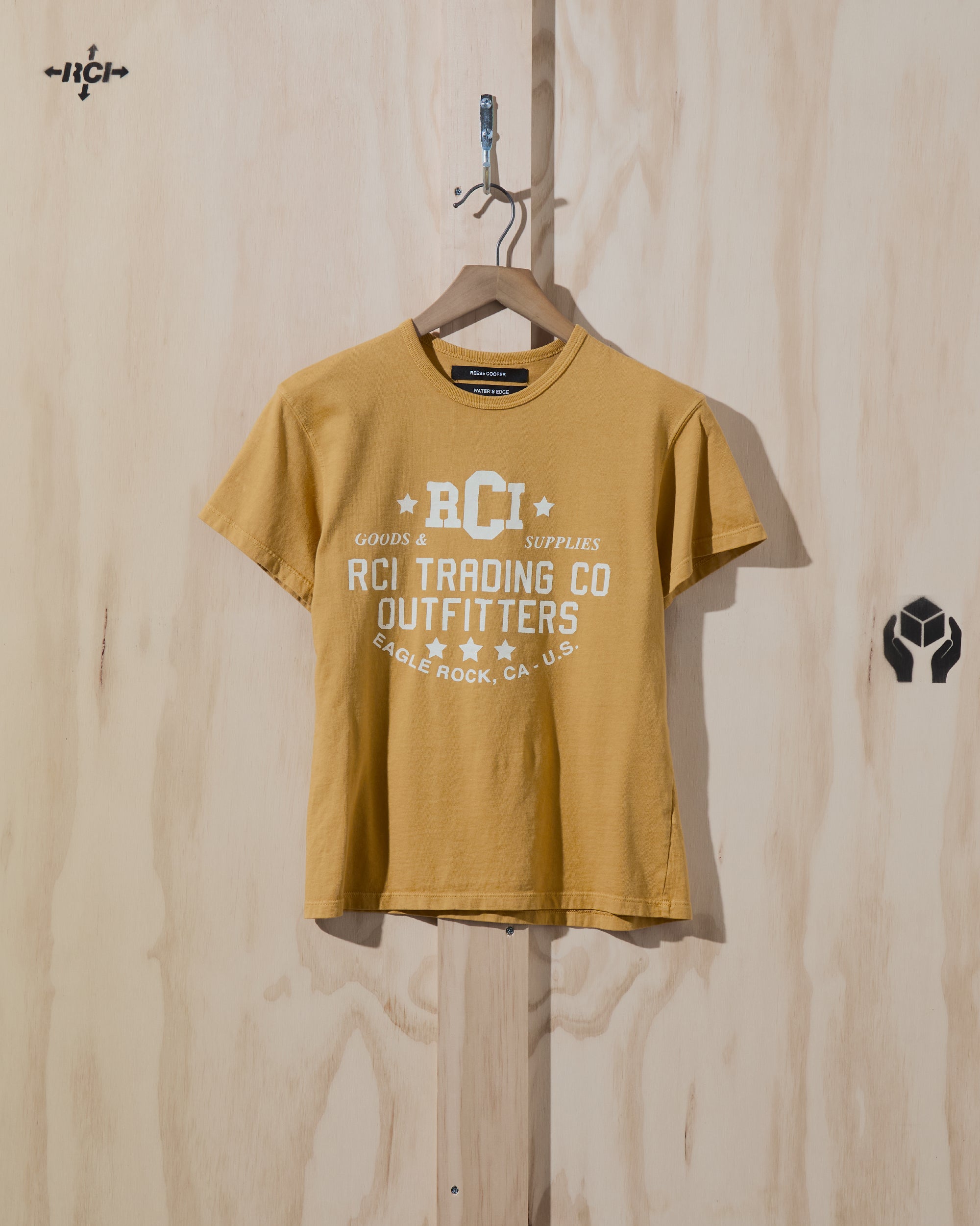 SS20 Womens RCI Trading Co T-Shirt in Yellow